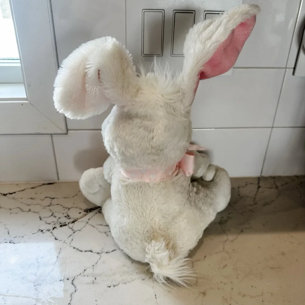 Flappy The Floppy Eared Bunny Rabbit Plush singing 